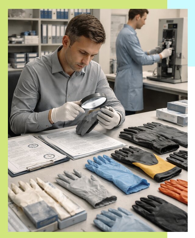 Сертификация перчаток и средств защиты продукции в Медногорске