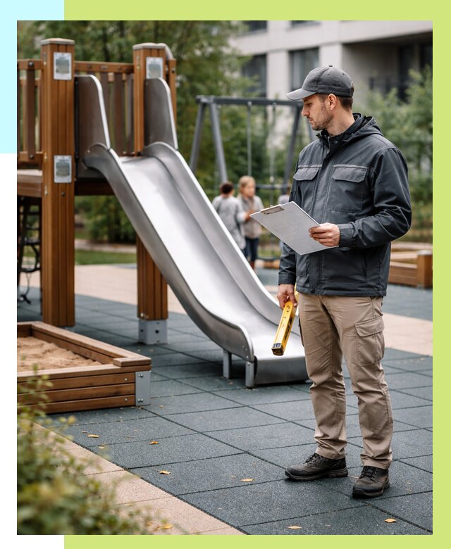 Сертификация детских площадок в Медногорске от 25430 р. | Алешин-Мдн