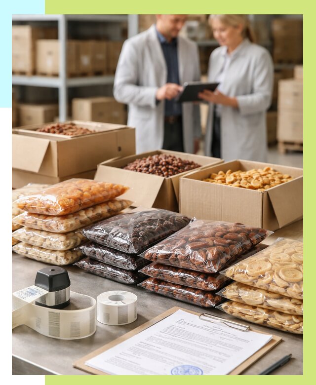 Сертификация сухофруктов в Медногорске от 12206 р. | Алешин-Мдн под ключ