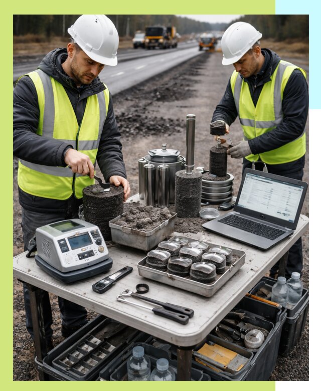 Сертификация асфальта: испытания и подтверждение в Медногорске