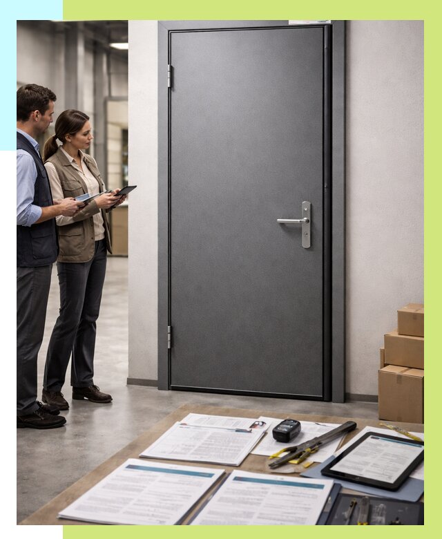 Сертификация противопожарных дверей в Медногорске от 9155 р. | Алешин-Мдн