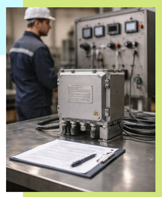 Сертификация взрывозащищенного оборудования в Медногорске от 35602 р. | Алешин-Мдн