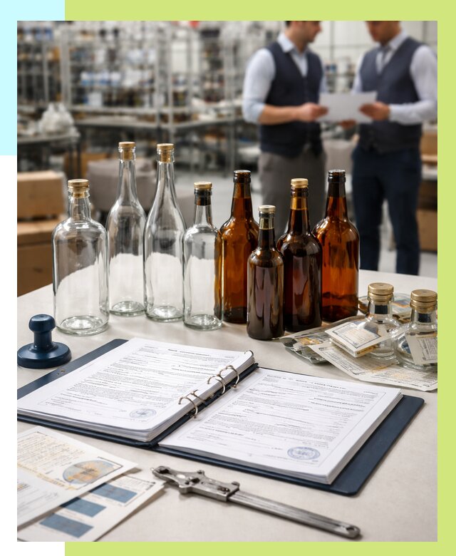 Сертификация стеклянных бутылок в Медногорске от 25430 р. | Алешин-Мдн