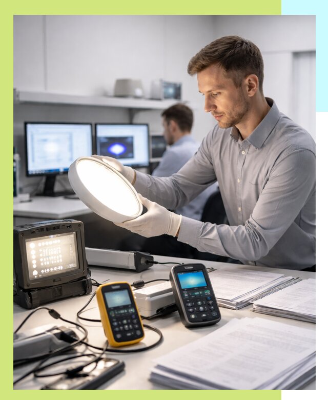 Сертификация светильников в Медногорске: испытания и оформление