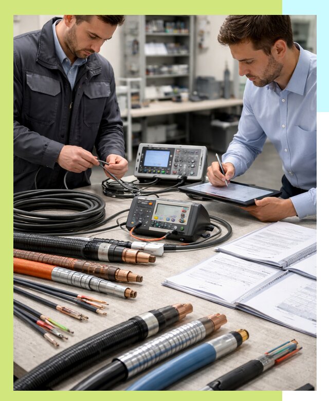 Сертификация кабеля и электропроводки в Медногорске под ключ