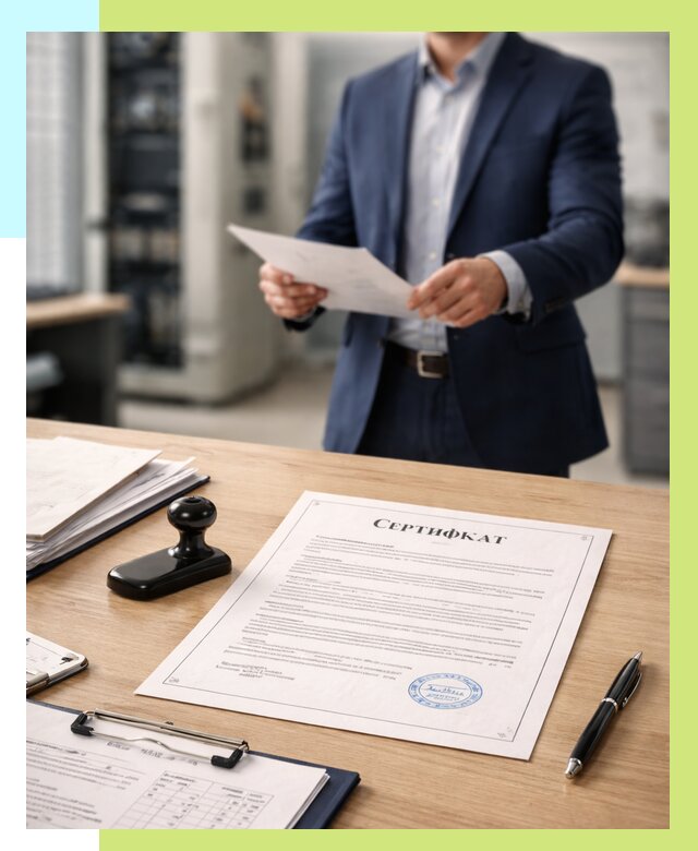 Сертификат на оборудование в Медногорске от 15258 р. | Алешин-Мдн