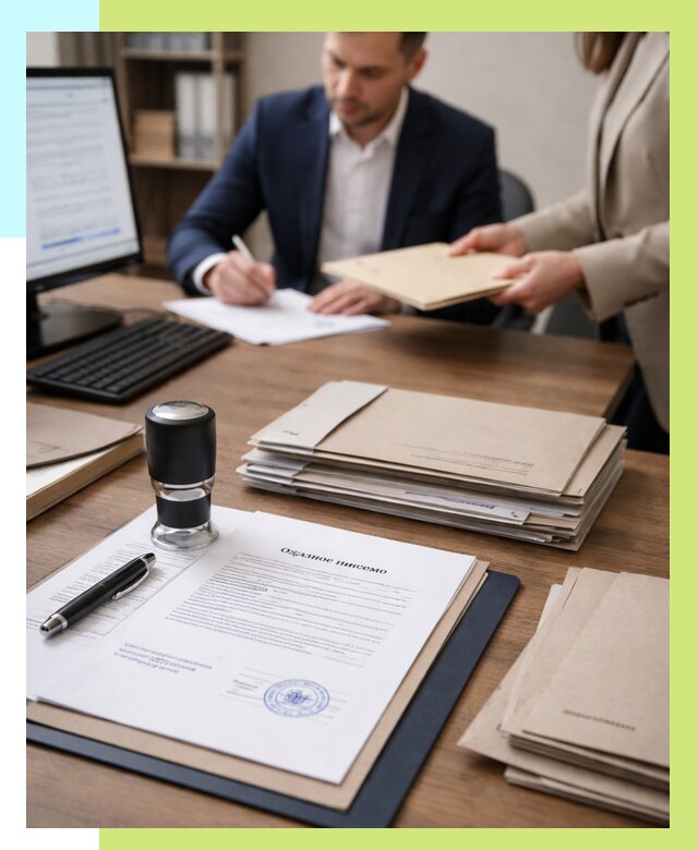 Отказное письмо для таможни в Медногорске от 3052 р, Алешин-Мдн