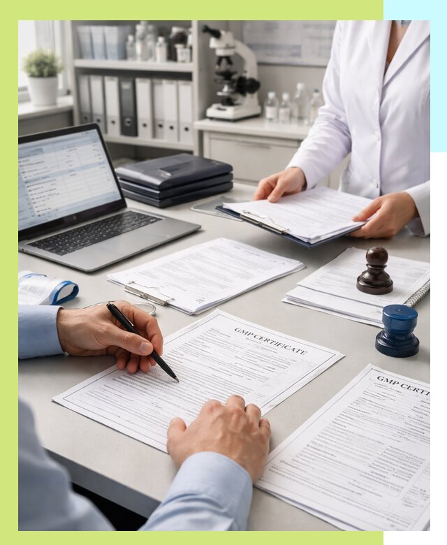 Оформление сертификата GMP в Медногорске для фармпроизводства